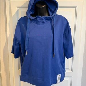 Unique blue hoodie